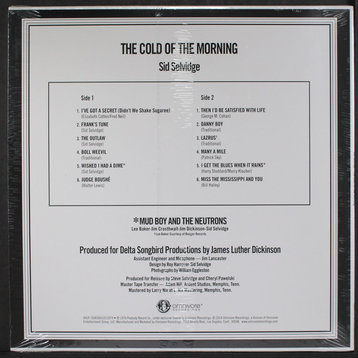 the cold of the morning by SID SELVIDGE