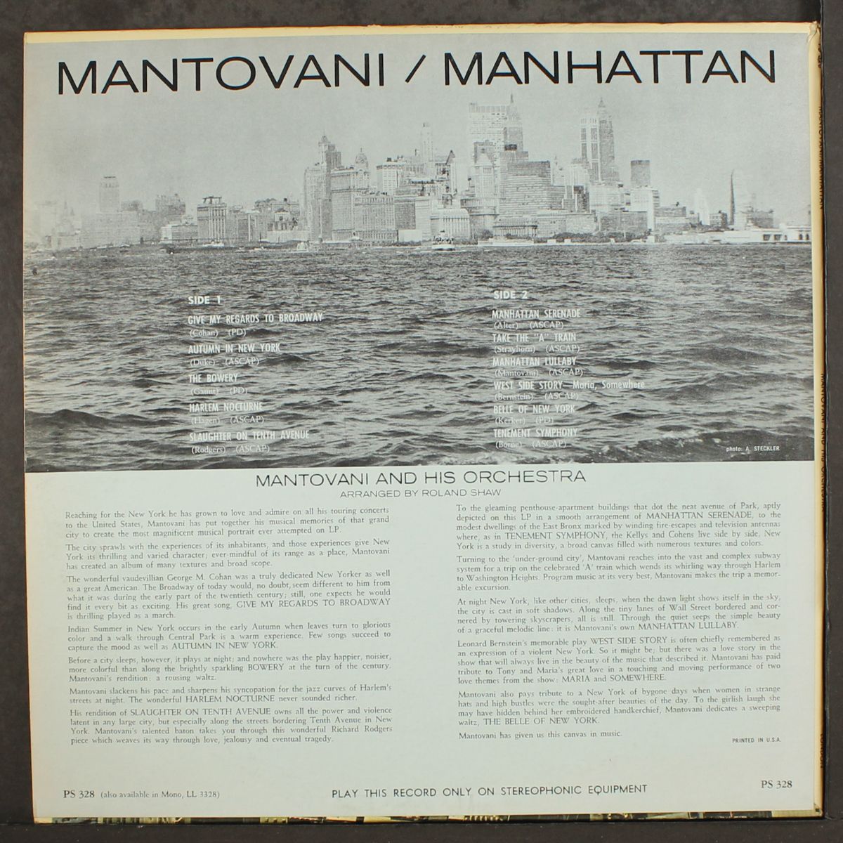 manhattan by MANTOVANI