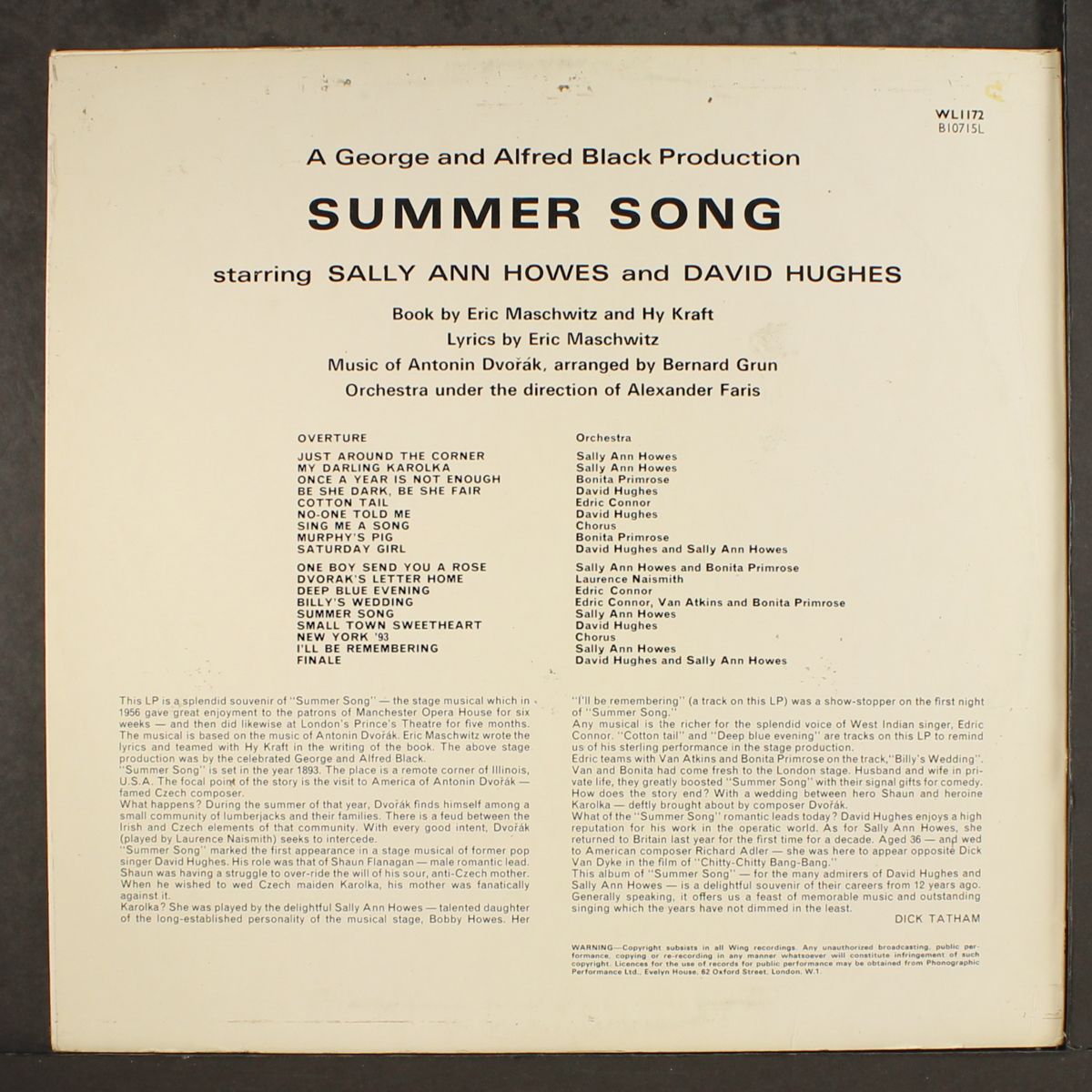 summer song by ORIGINAL CAST