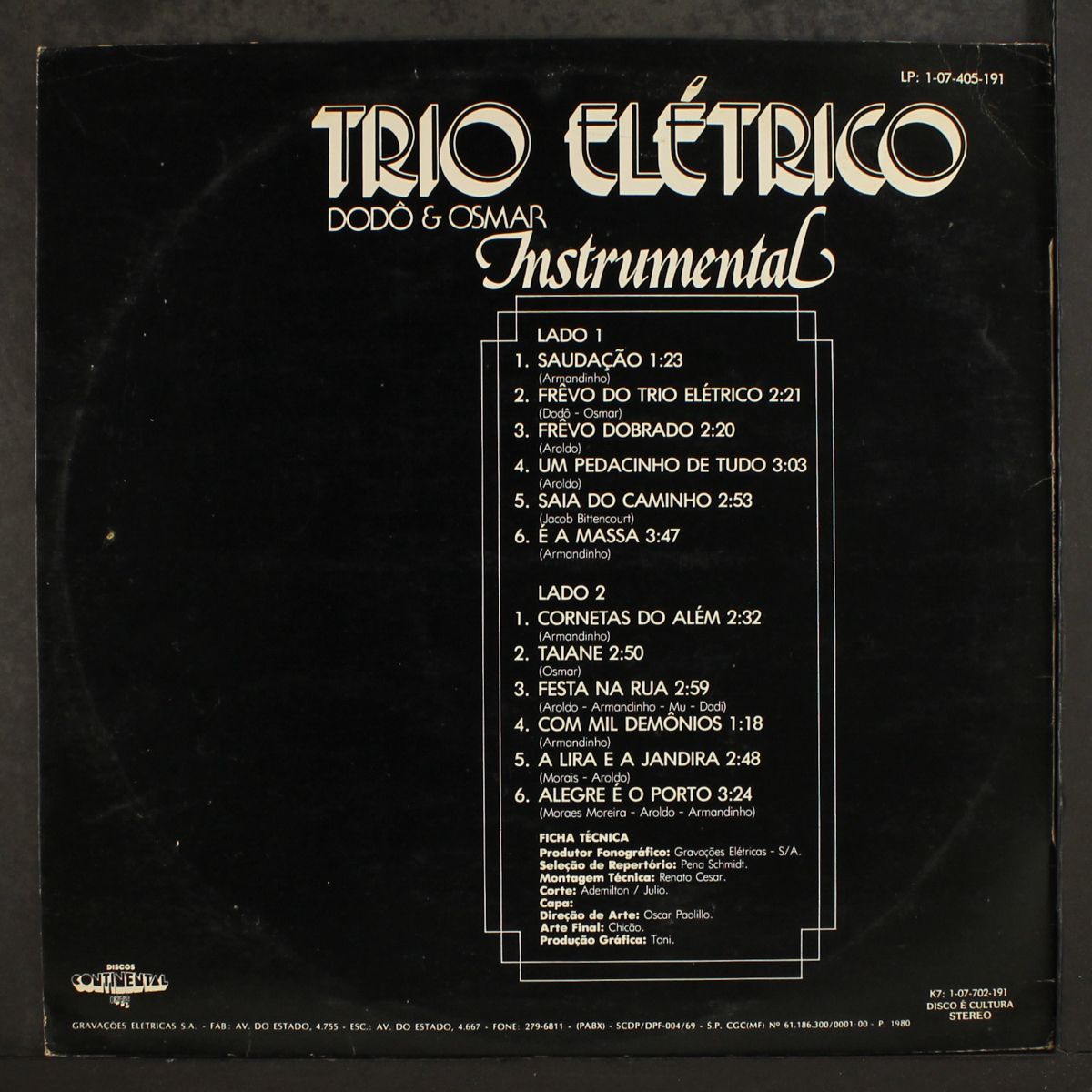 instrumental by TRIO ELETRICO - DODO & OSMAR