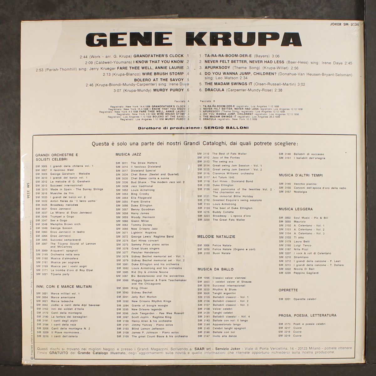 history of jazz by GENE KRUPA