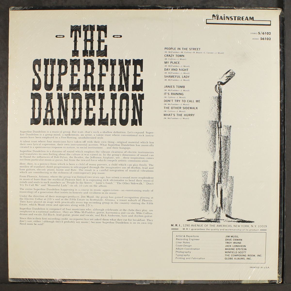 the superfine dandelion by SUPERFINE DANDELION