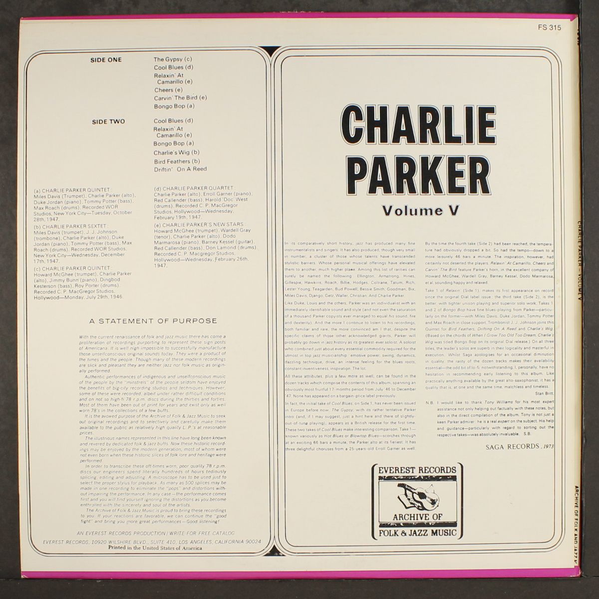 volume 5 by CHARLIE PARKER