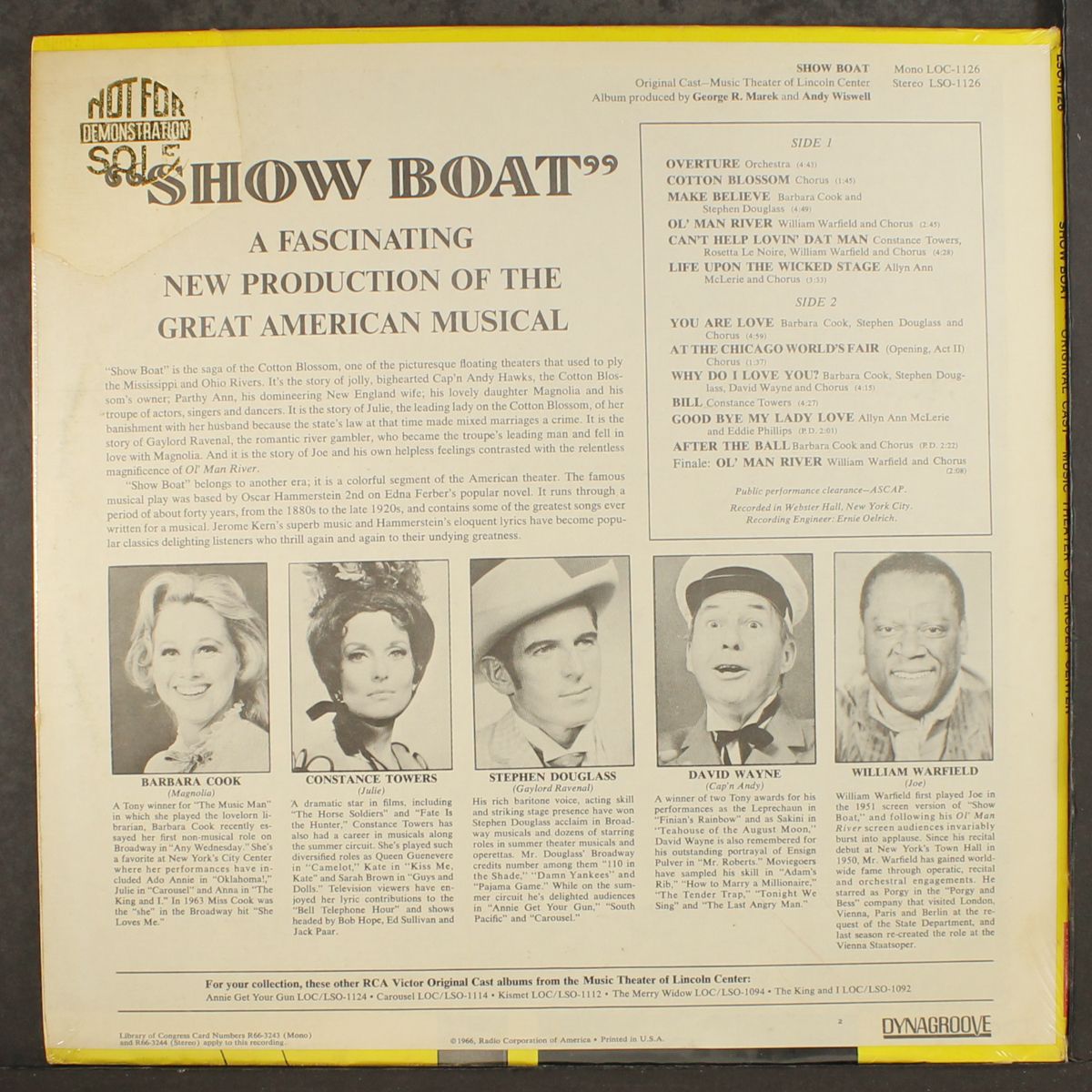 show boat by ORIGINAL CAST