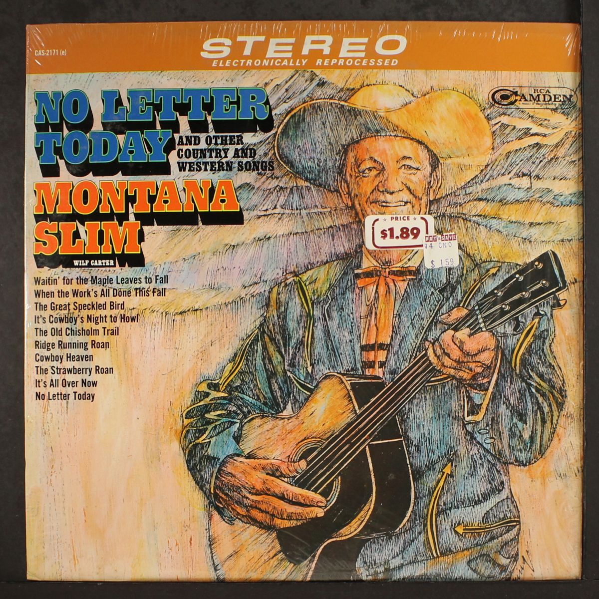 no letter today by MONTANA SLIM