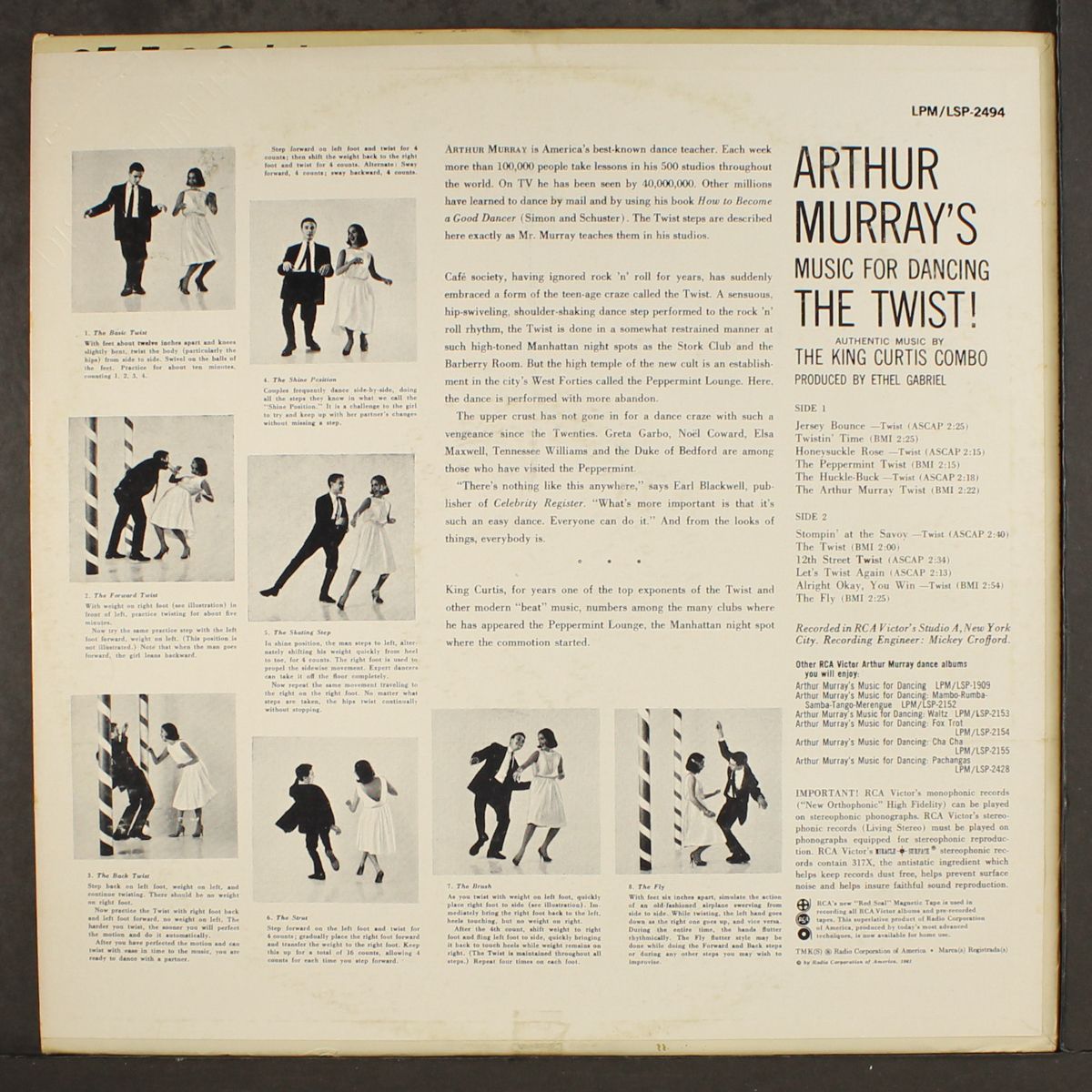arthur murray's music for dancing the twist by KING CURTIS COMBO