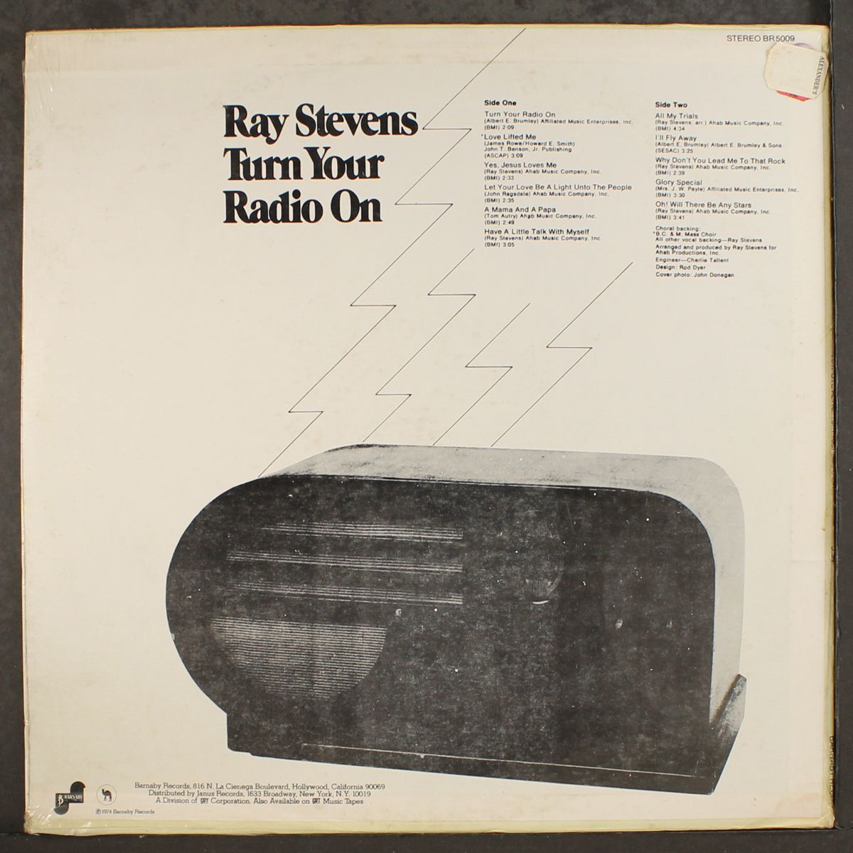 turn your radio on by RAY STEVENS
