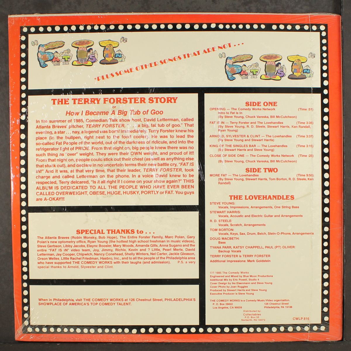 fat is in by TERRY FORSTER & LOVEHANDLES