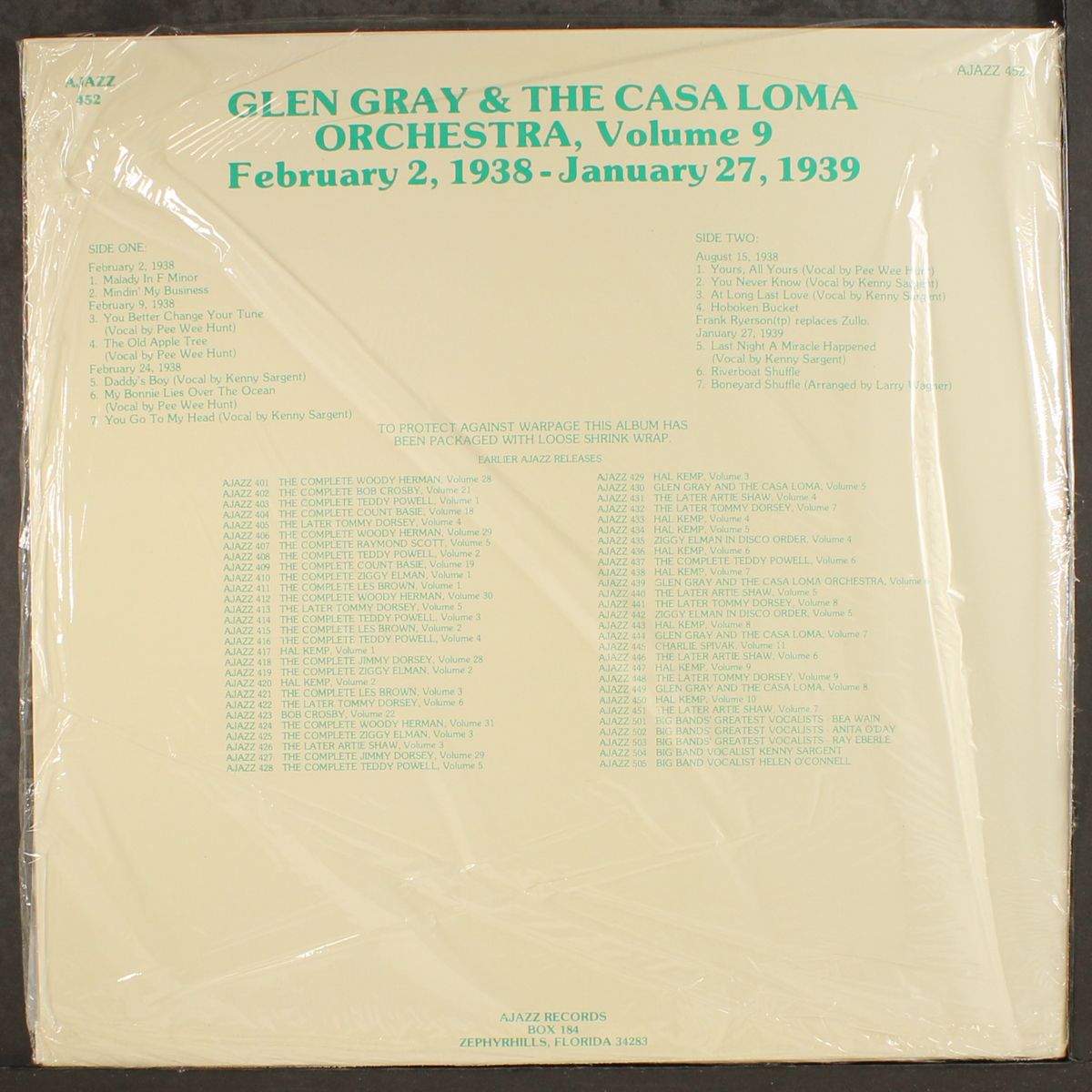 volume 9, 1938-1939 by GLEN GRAY