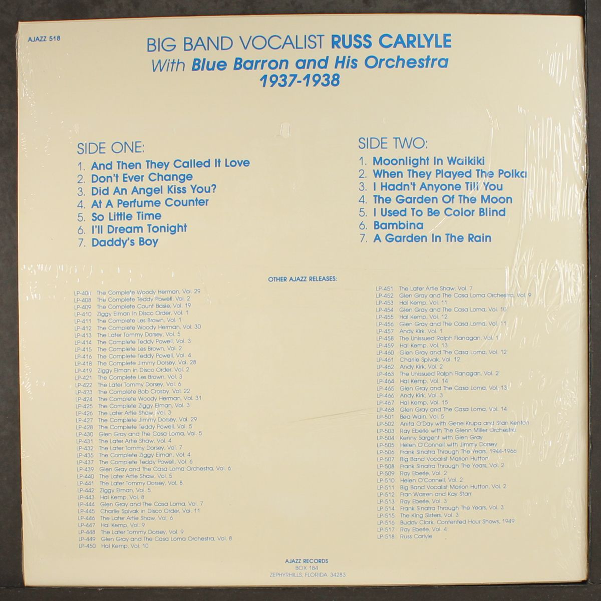 1937-1938 by RUSS CARLYLE