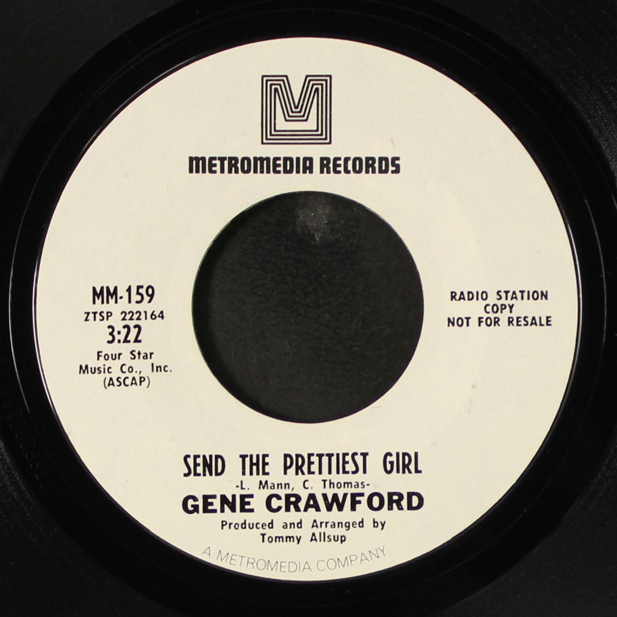 two people divided by one / send the prettiest girl by GENE CRAWFORD