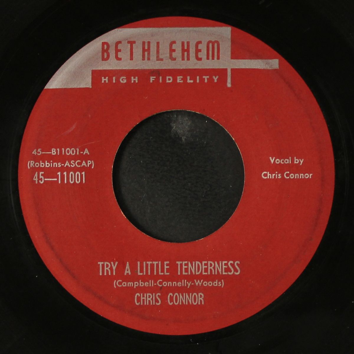 what is there to say / try a little tenderness by CHRIS CONNOR