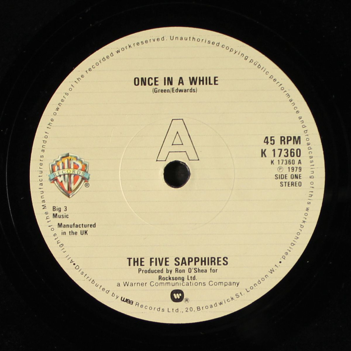 once in a while / falling in love by FIVE SAPPHIRES