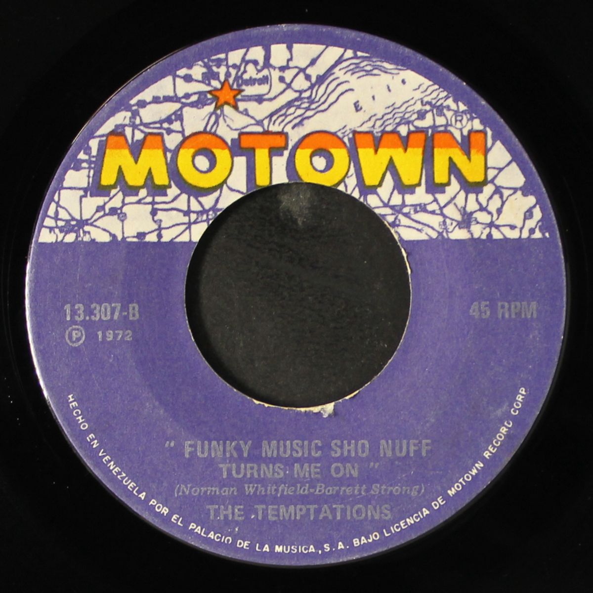 first time ever / funky music sho nuff turns me on by TEMPTATIONS