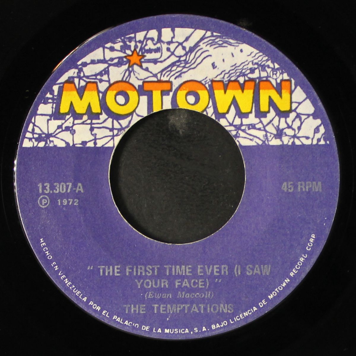 first time ever / funky music sho nuff turns me on by TEMPTATIONS