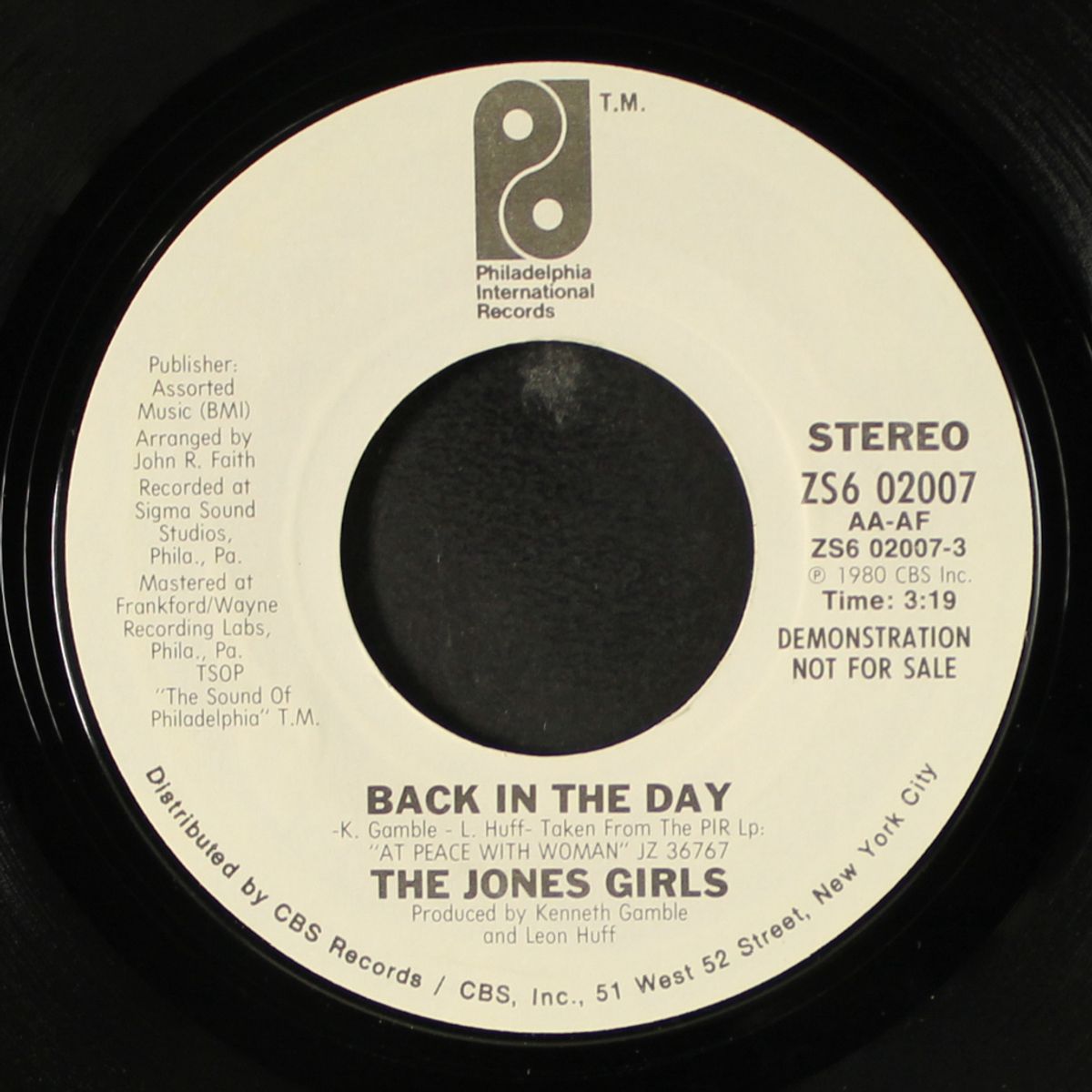 back in the day by JONES GIRLS