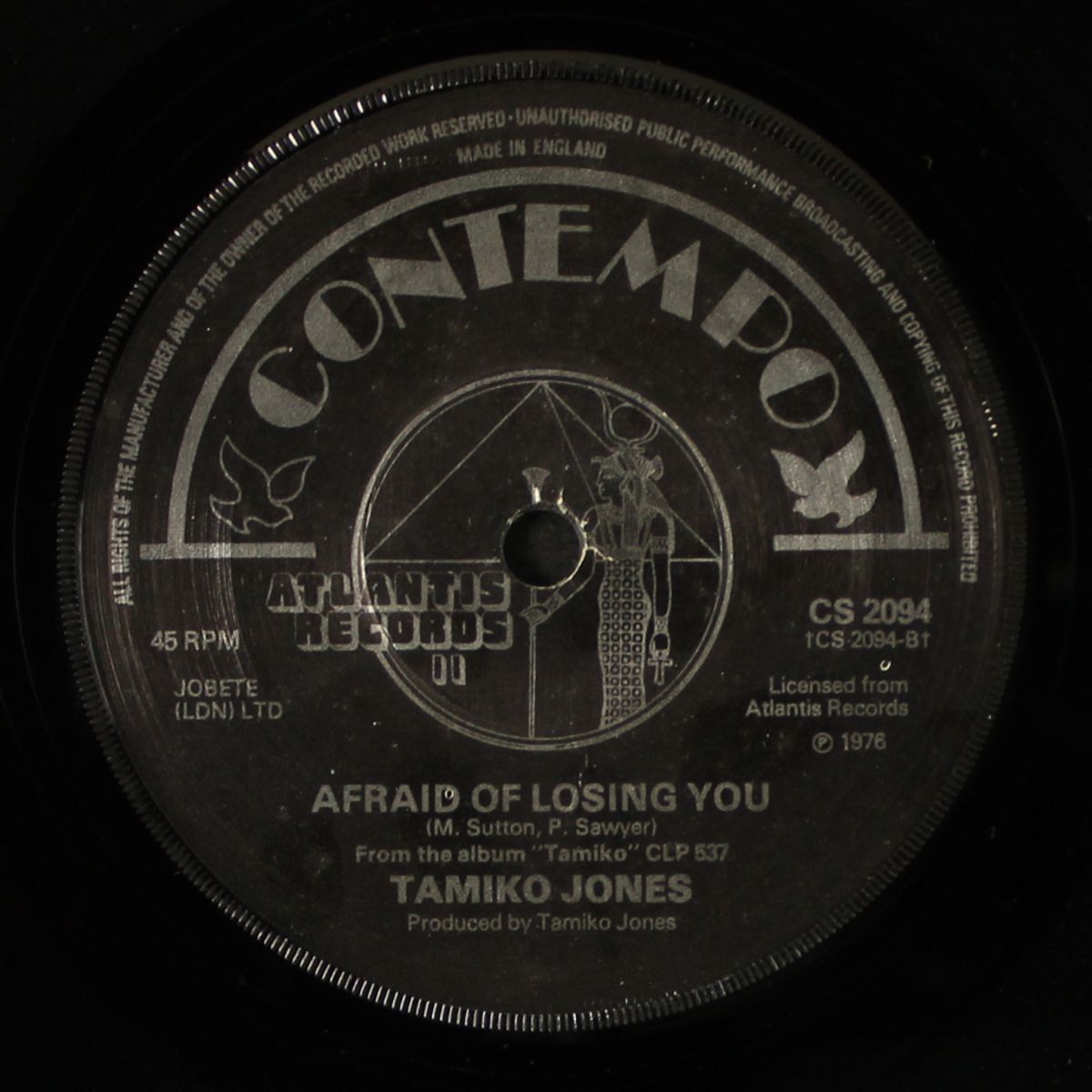 afraid of losing you by TAMIKO JONES