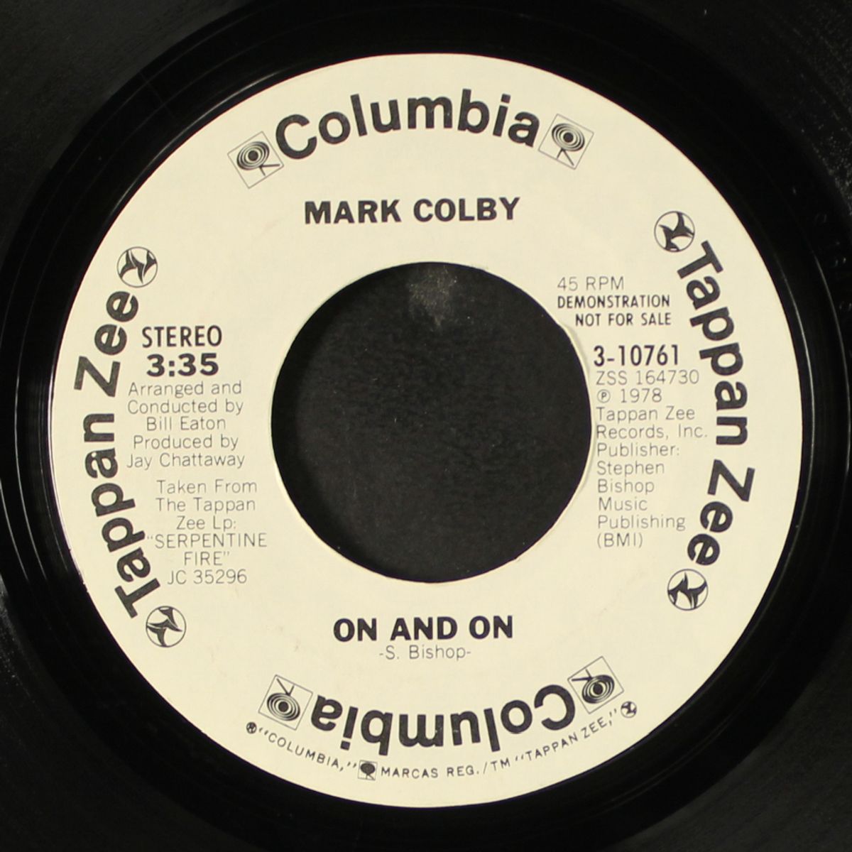 on and on by MARK COLBY