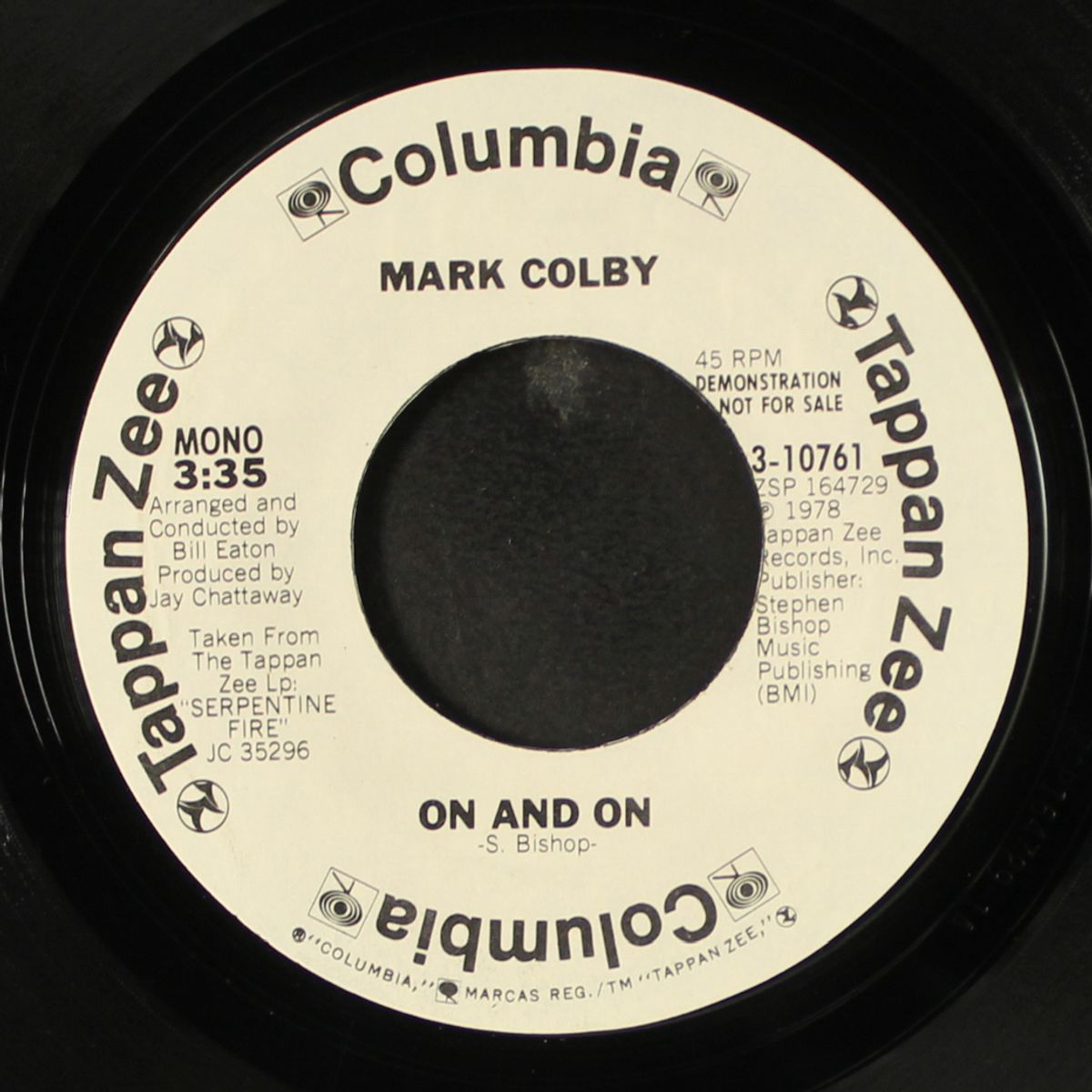 on and on by MARK COLBY