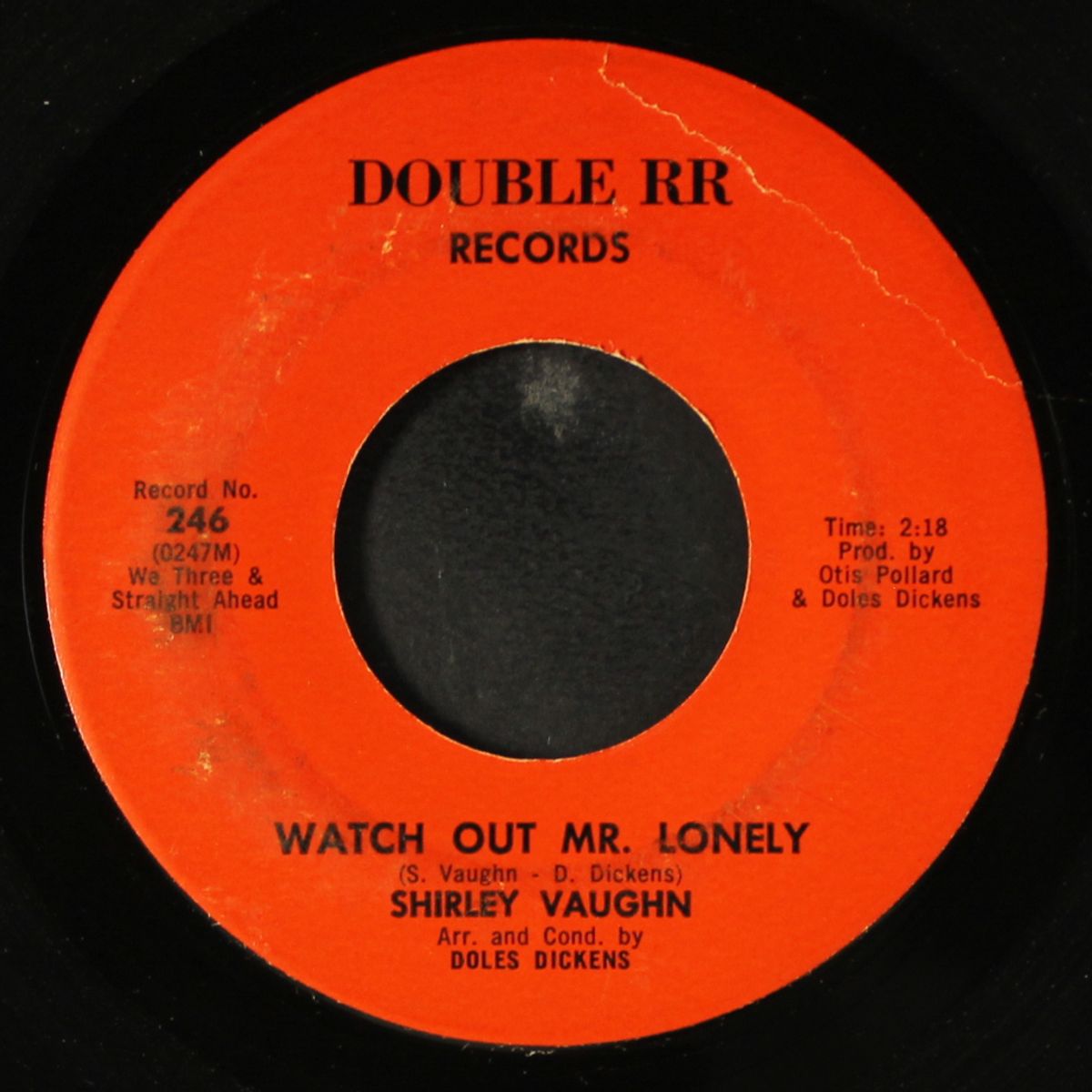 watch out mr. lonely / just a little love by SHIRLEY VAUGHN
