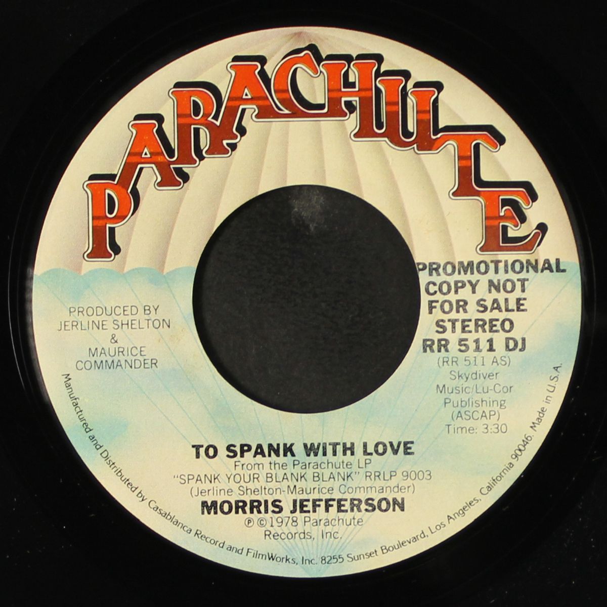 to spank with love / mono by MORRIS JEFFERSON