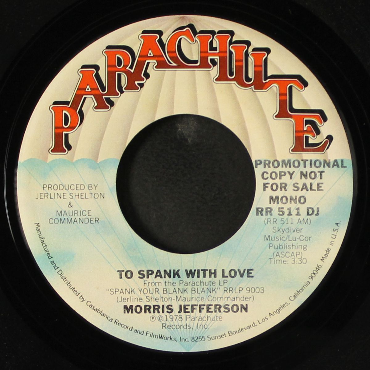 to spank with love / mono by MORRIS JEFFERSON