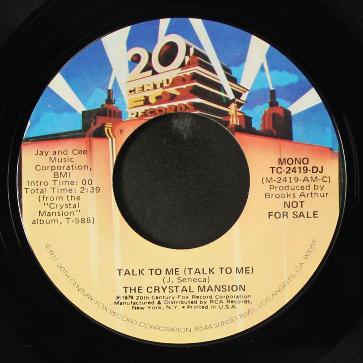 talk to me (talk to me) / mono by CRYSTAL MANSION