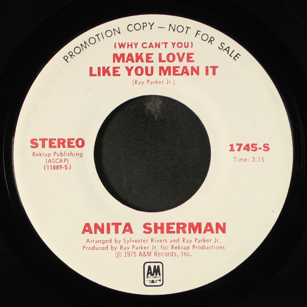 why can't you make love like you mean it / mono by ANITA SHERMAN