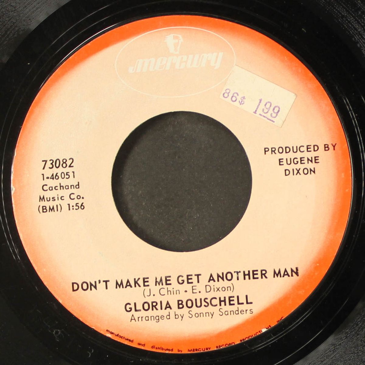 watch your close friend, girl / don't make me get another man by GLORIA BOUSCHELL