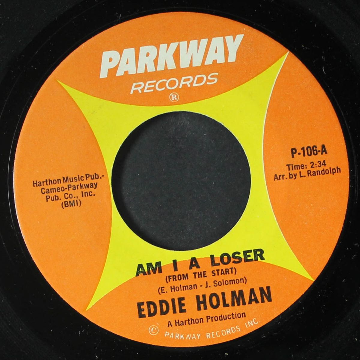 am i a loser / you know that i will by EDDIE HOLMAN