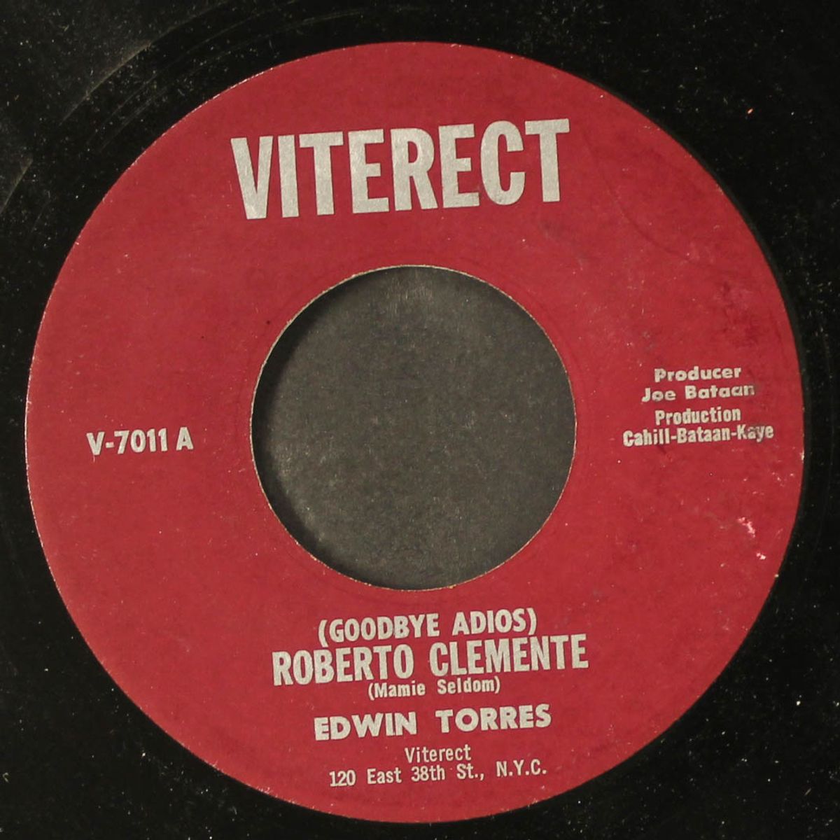 (goodbye adios) roberto clemente / eulogy for roberto by EDWIN TORRES
