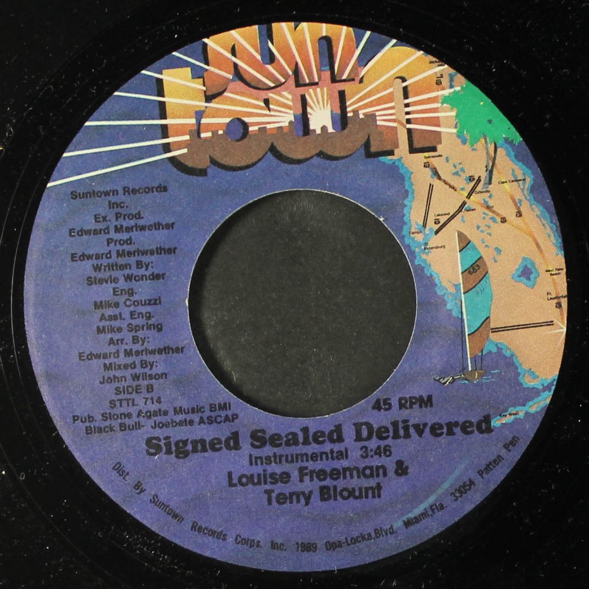 signed sealed delivered by LOUISE FREEMAN & TERRY BLOUNT