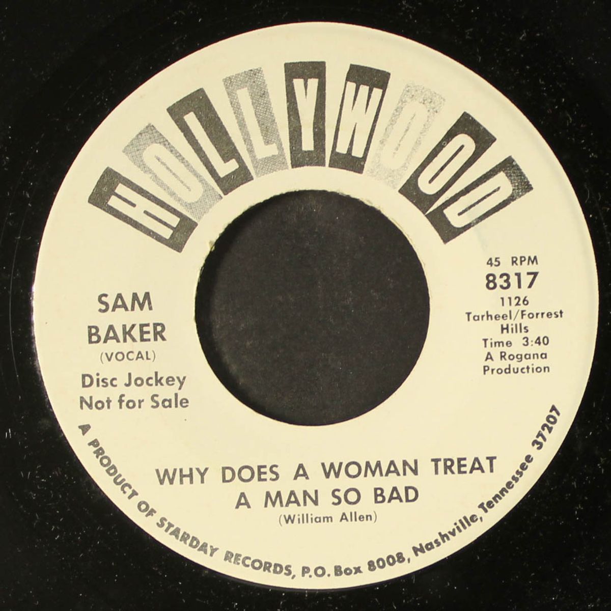 why does a woman treat a man so bad / slow down baby by SAM BAKER