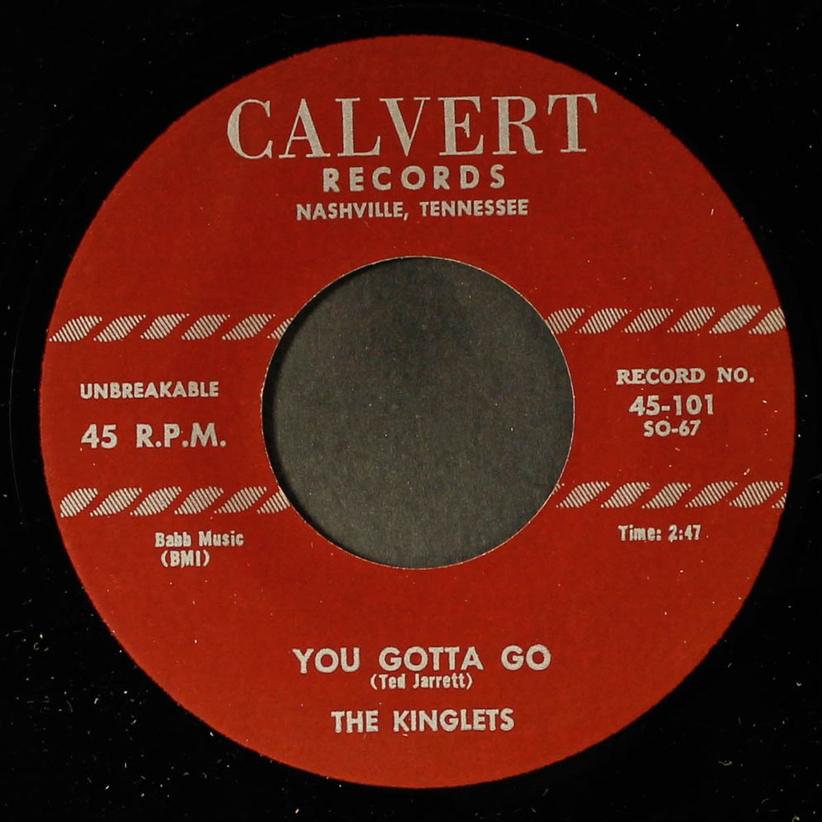 six days a week / you gotta go by KINGLETS