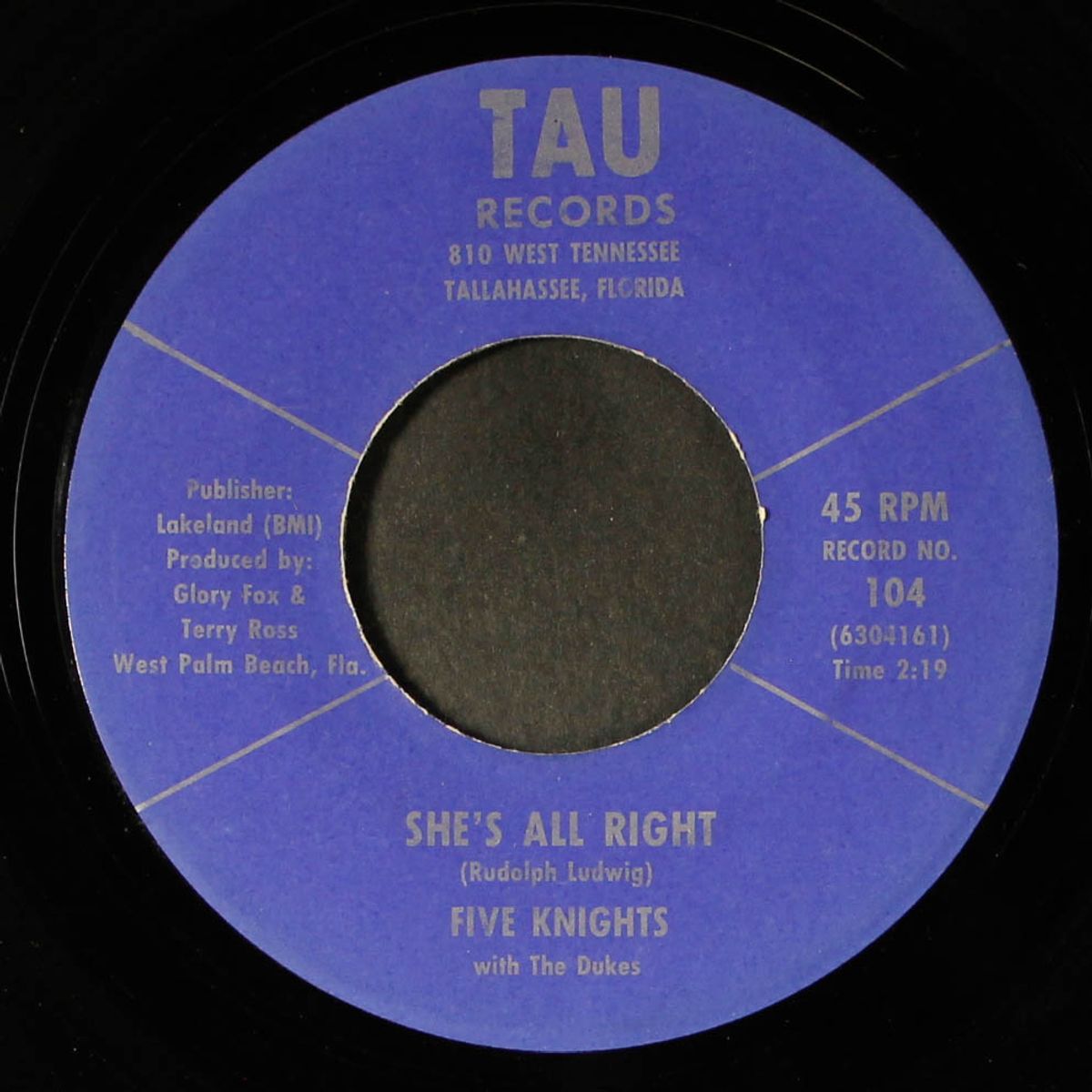 take me in your arms / she's all right by FIVE KNIGHTS