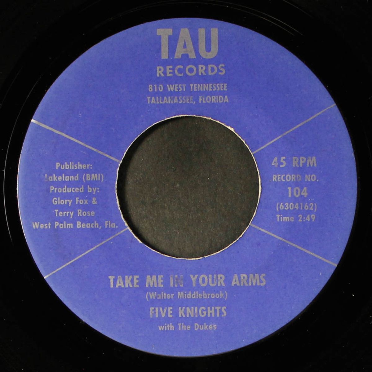 take me in your arms / she's all right by FIVE KNIGHTS