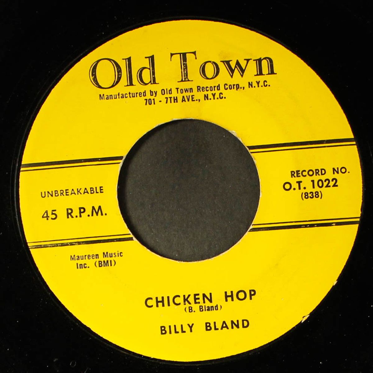 chicken hop / oh, you for me by BILLY BLAND