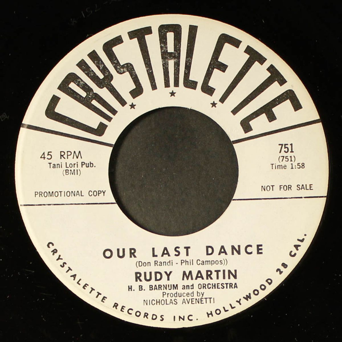 tambourines and big bass drum / our last dance by RUDY MARTIN