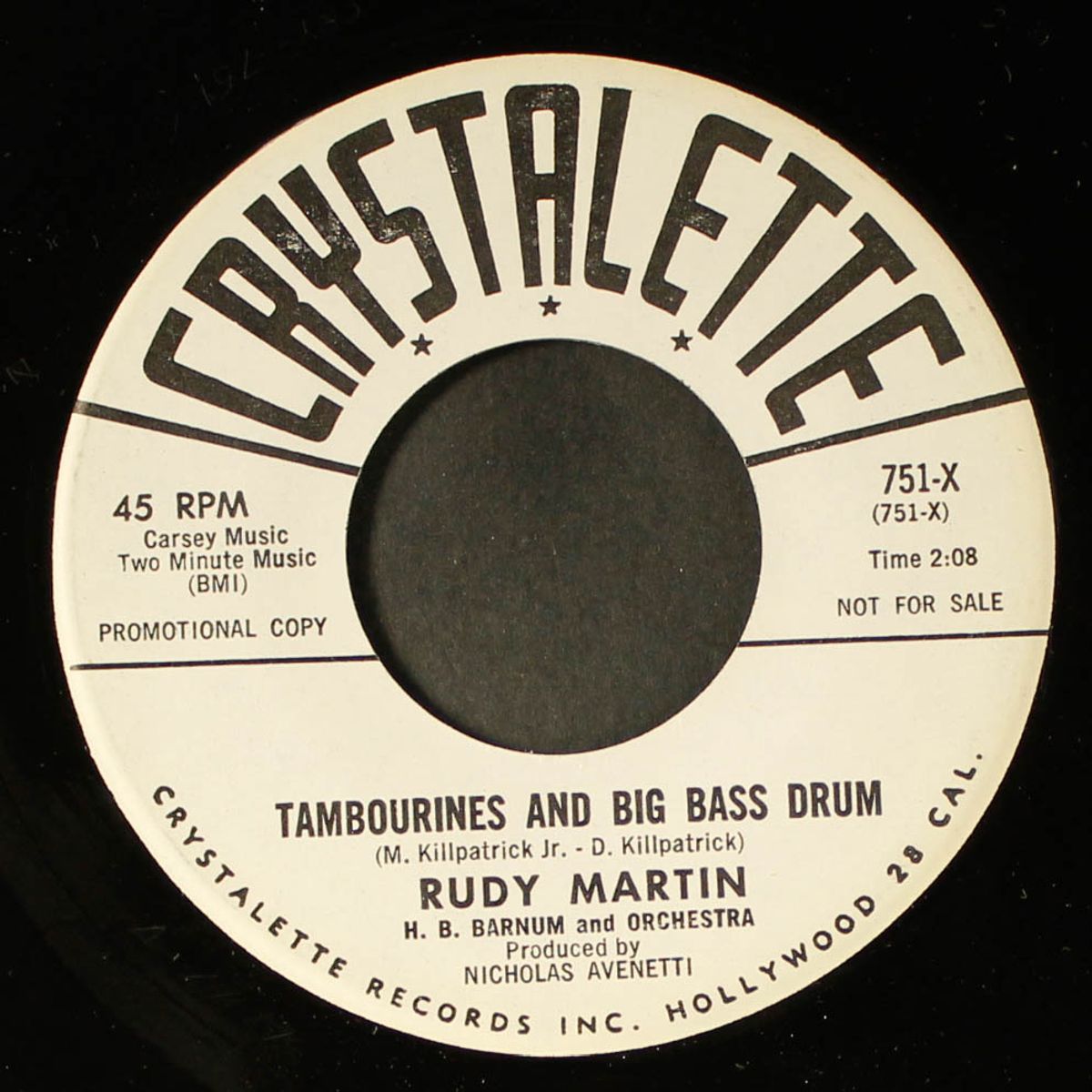 tambourines and big bass drum / our last dance by RUDY MARTIN