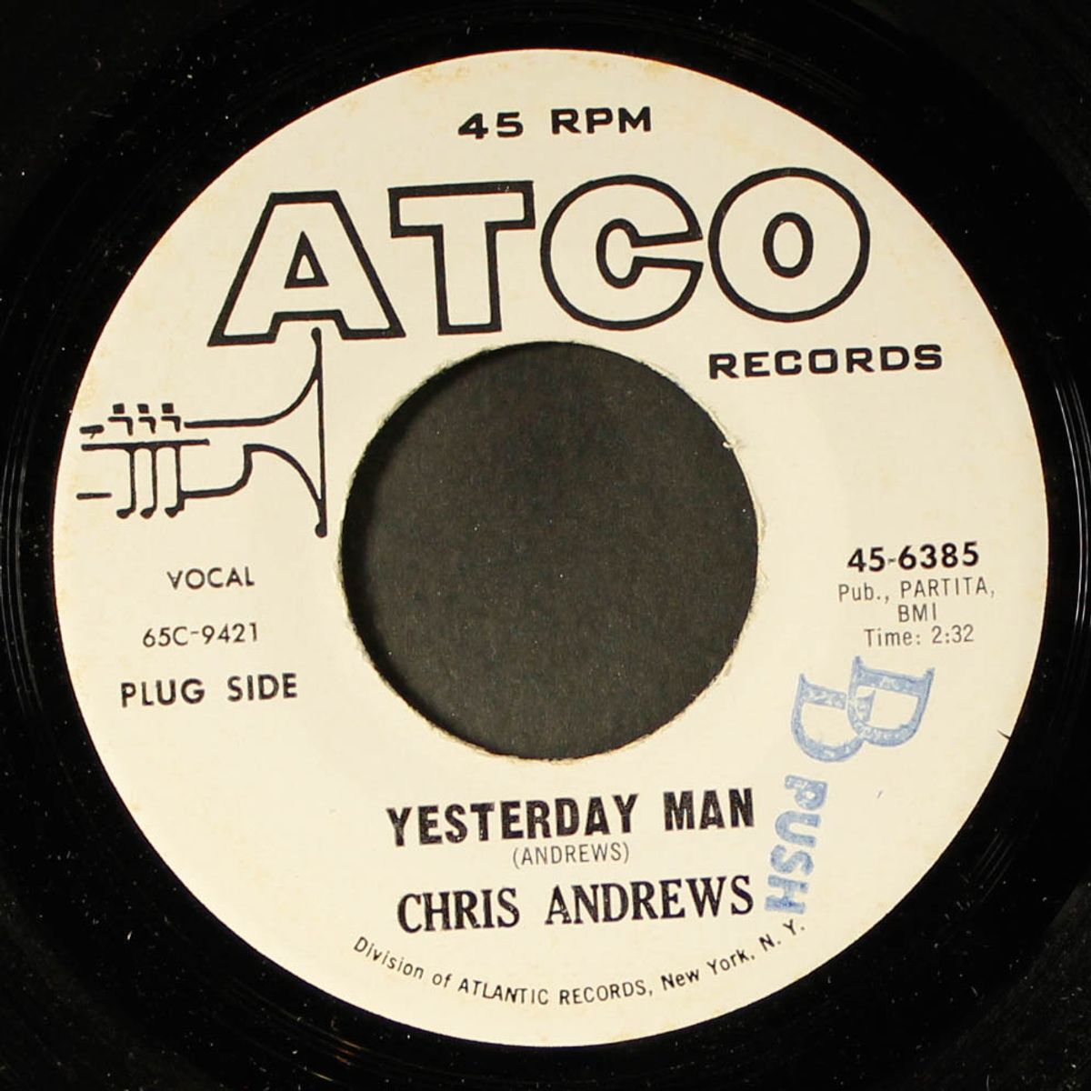 yesterday man / too bad you don't want me by CHRIS ANDREWS