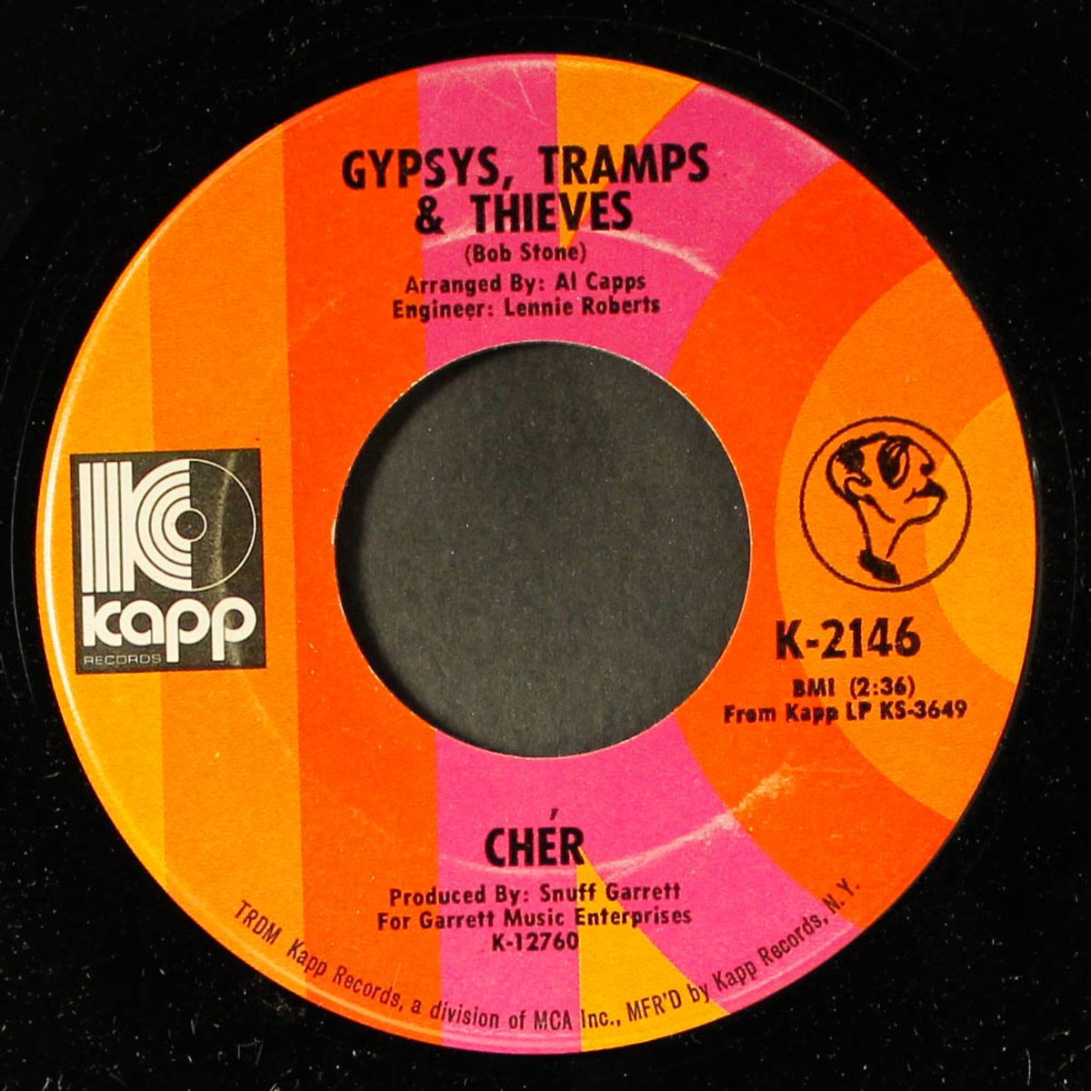 gypsys, tramps & thieves / he'll never know by CHER