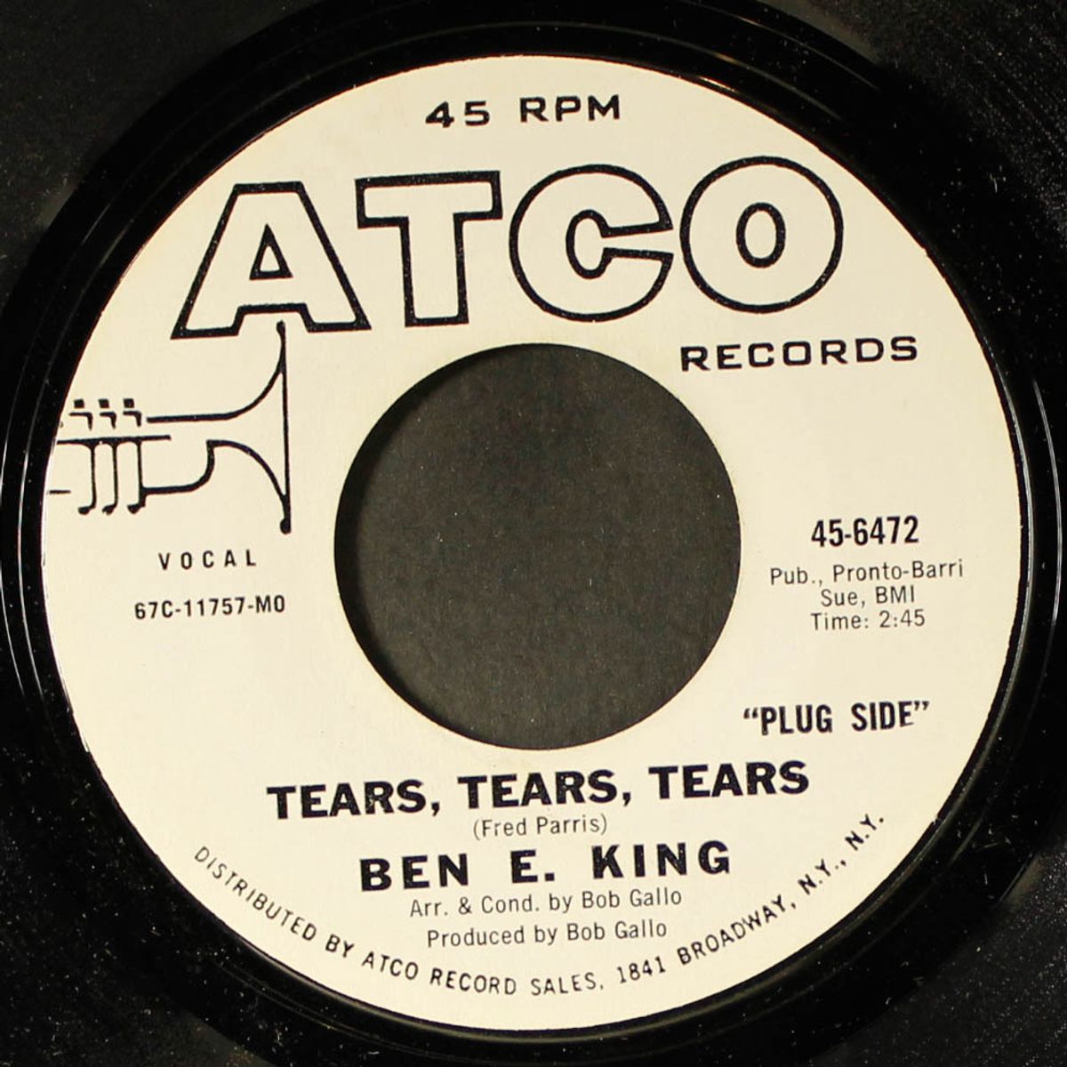 tears, tears, tears / a man without a dream by BEN E. KING