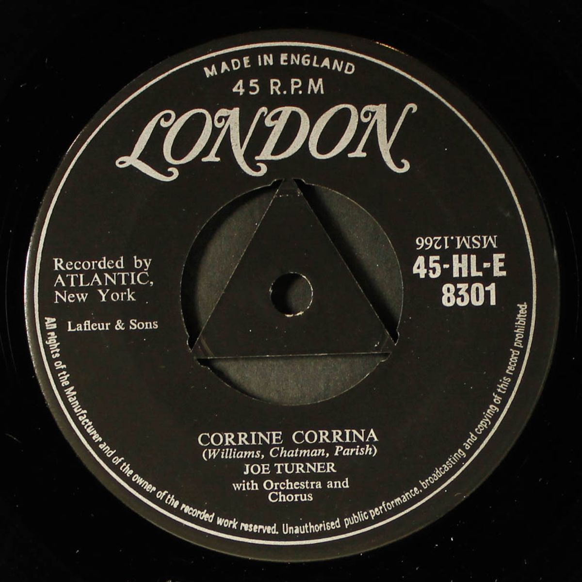 corrine corrina / morning, noon and night by JOE TURNER