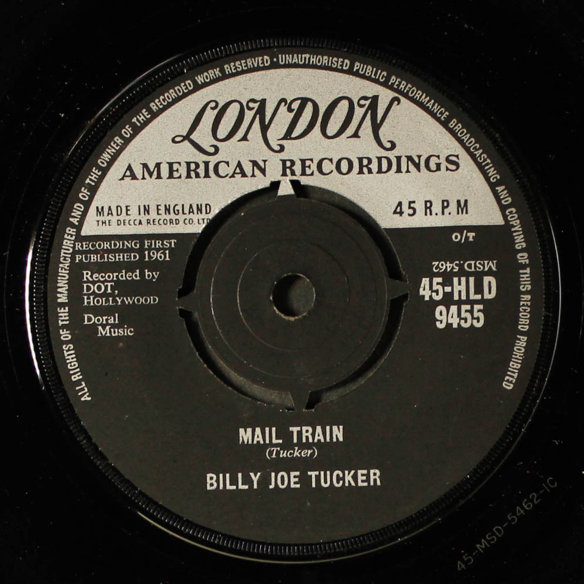 boogie woogie bill / mail train by BILLY JOE TUCKER