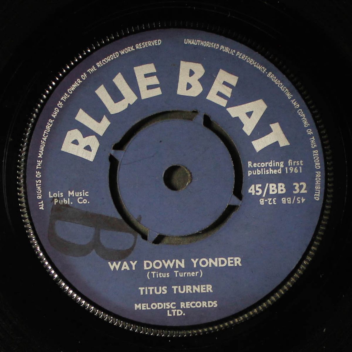 miss rubberneck jones / way down yonder by TITUS TURNER