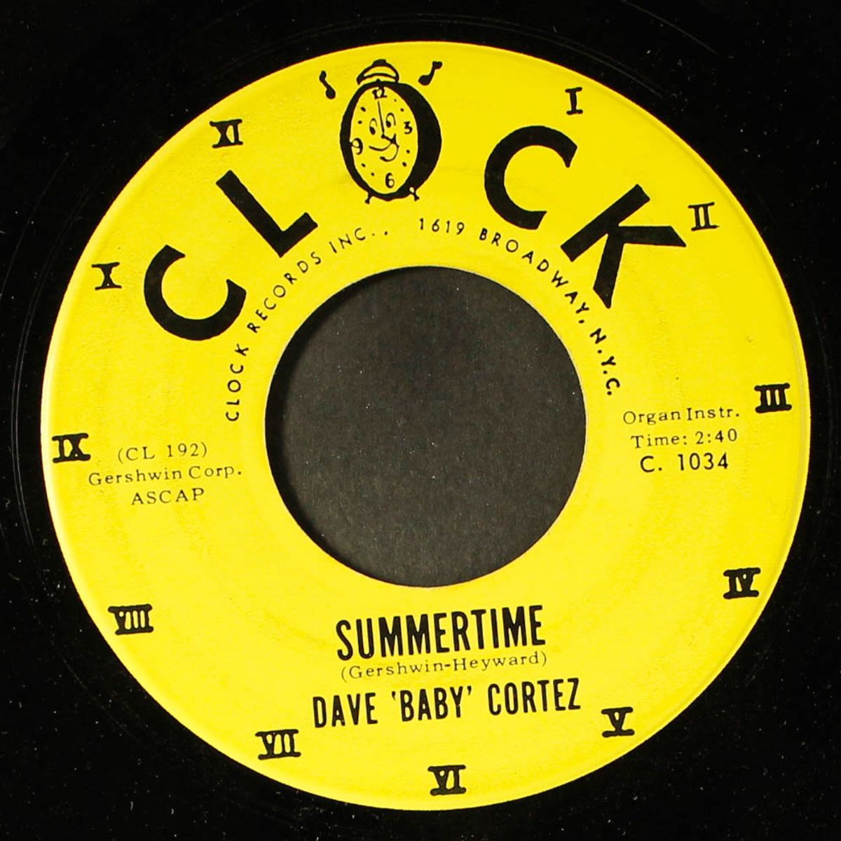 summertime / walking with you by DAVE 'BABY' CORTEZ