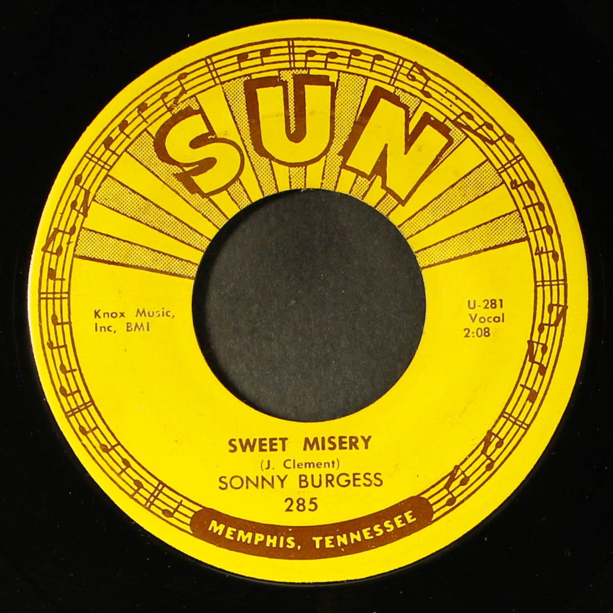 my bucket's got a hole in it / sweet misery by SONNY BURGESS