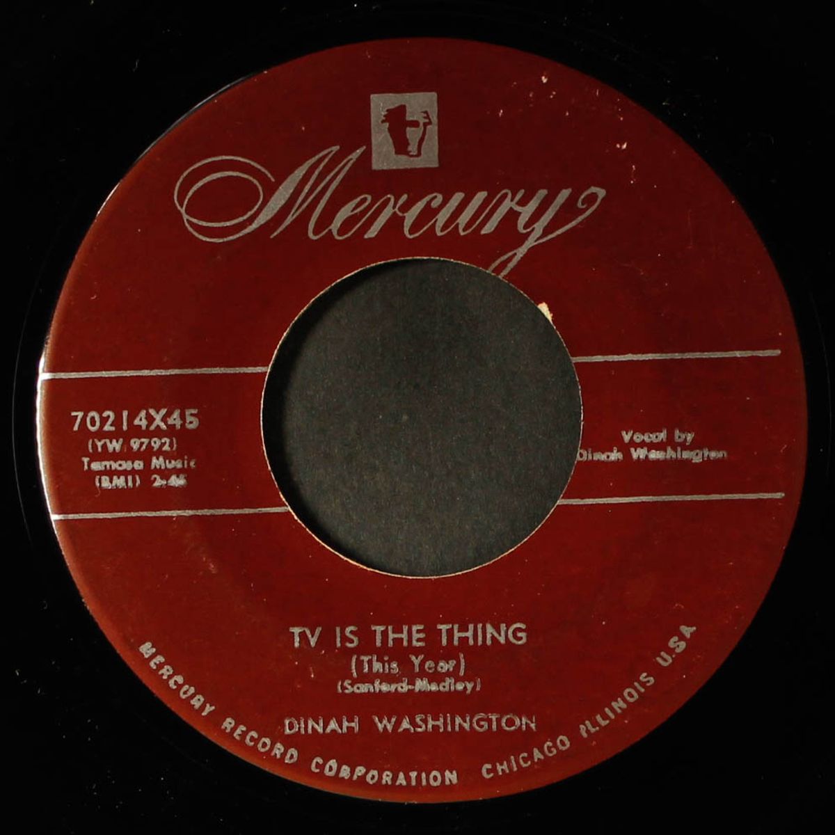 tv is the thing / fat daddy by DINAH WASHINGTON