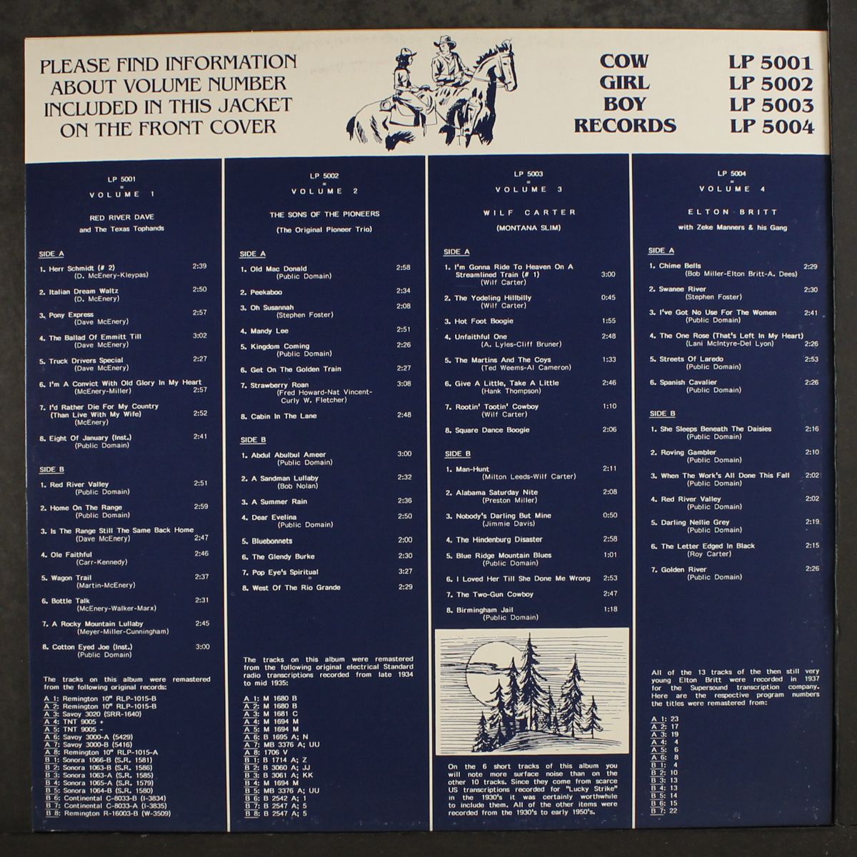 the days of the yodeling cowboys by SONS OF THE PIONEERS