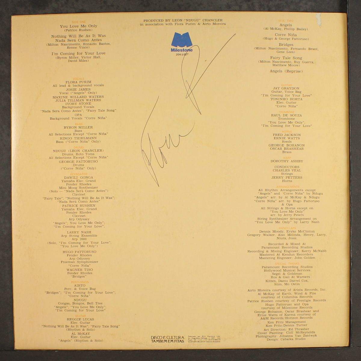 nothing will be as it was . . . tomorrow by FLORA PURIM